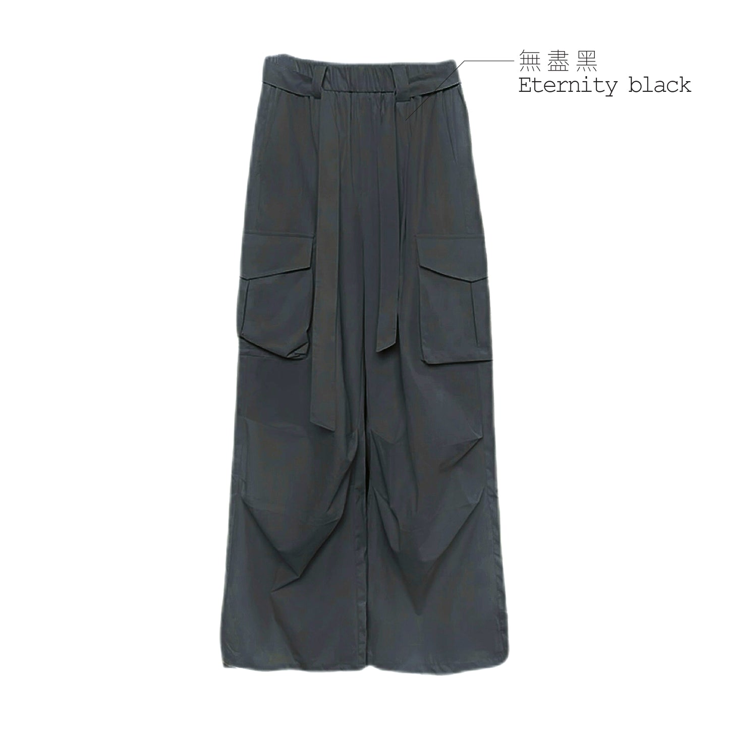 WB01 美式复古工装褲黑色