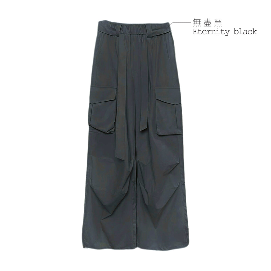 WB01 美式复古工装褲黑色